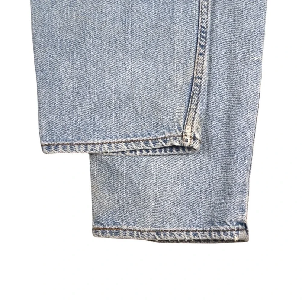 Y2K Levi's 550 Jeans‎ Men's 31.5x28.25 Blue Relaxed Fit Distressed Denim 00s